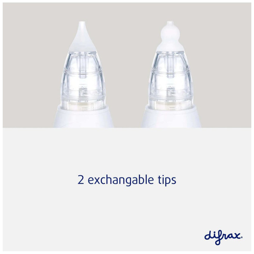 Electrische neusreiniger + 2 siliconen uiteinden  