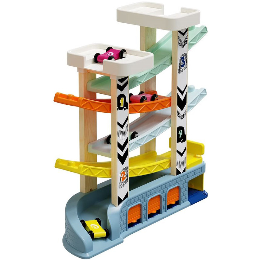 Circuit course de voitures Slider Racetrack Bois/Plastique 18m+ 