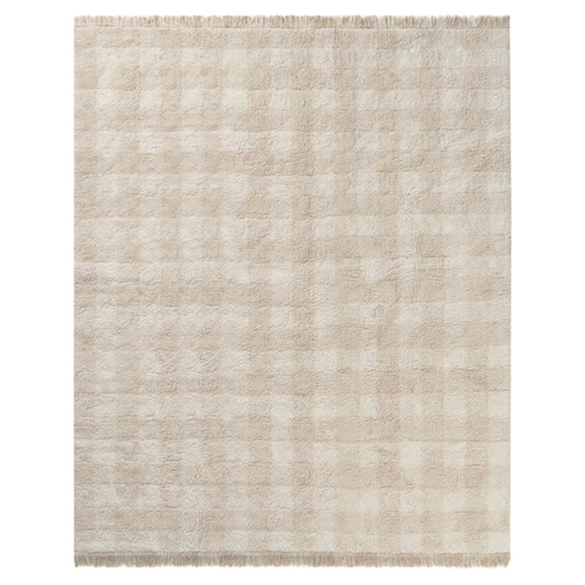 Tapijt wasbaar 90x120cm Vichy Ivory 