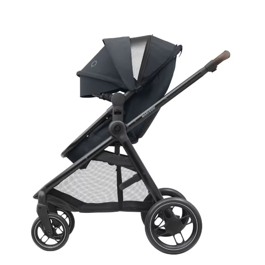 Kinderwagen Zelia3 2in1 - Essential Graphite/Brown leather 