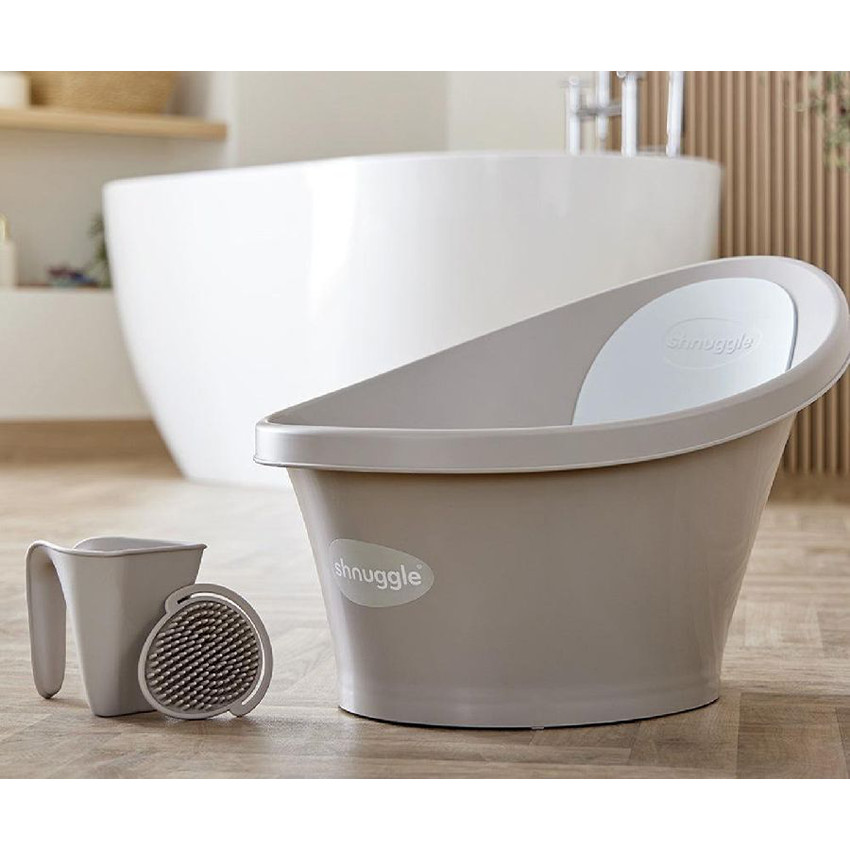 Badborstel silicone voor baby's - Taupe 