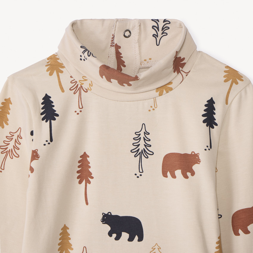 Lot de 2 sous-pulls à col roulé pour bébé garçon 