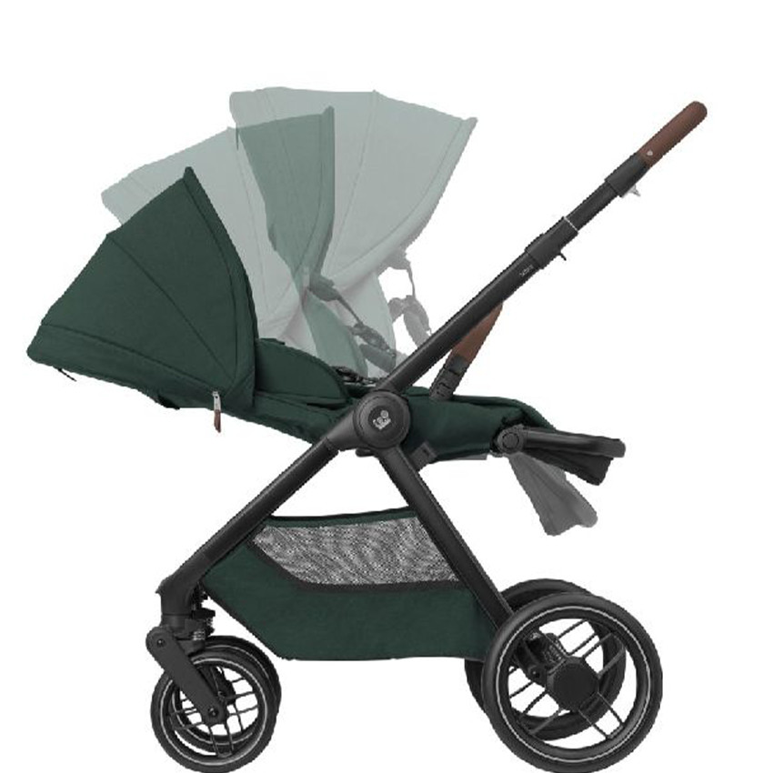 Kinderwagen + draagmand Oxford Plus Twillic Green 