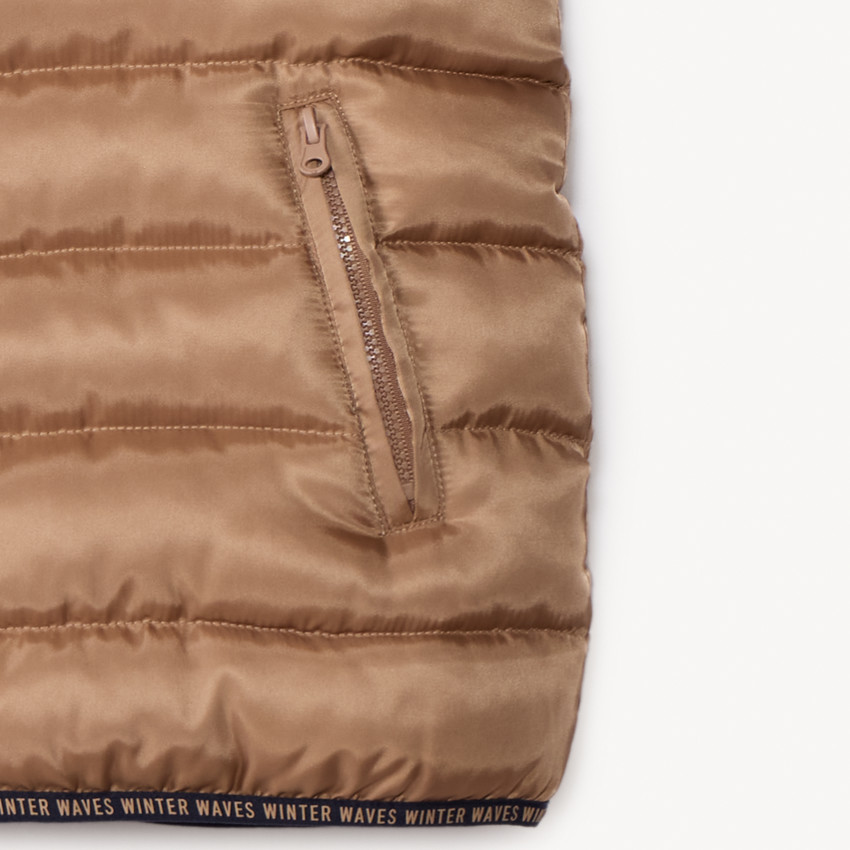 Doudoune sans manches matelassée à capuche pour garçon 