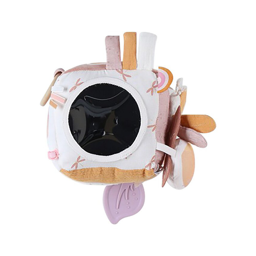 Cube d'activités en veloudoux Popsie, Gigi & Louli 