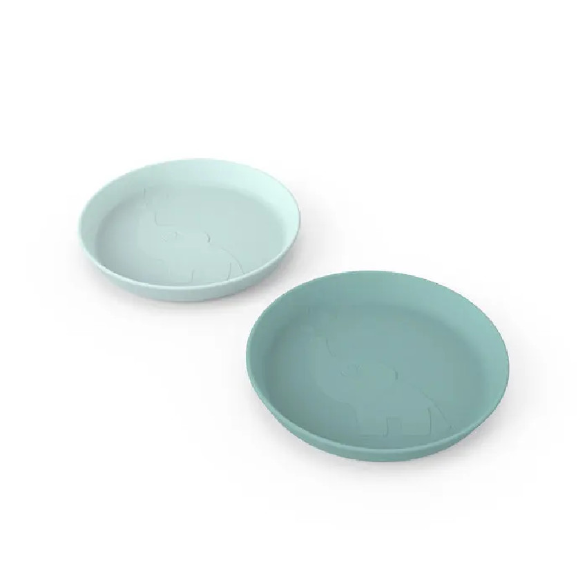 ASSIETTE KIDDISH ASSIETTE LOT DE 2 ELPHEE BLEU 