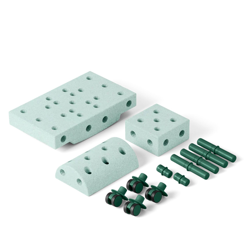 Bouw Curiosity Set – Ocean Mint / Forest Green 