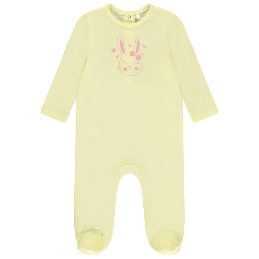 Pyjama in jersey met print voor meisje 