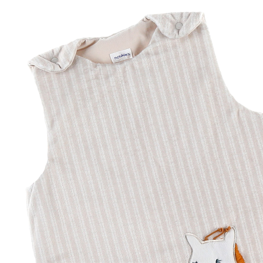 Gigoteuse sans manches en Veloudoux 70 cm - Girafe 