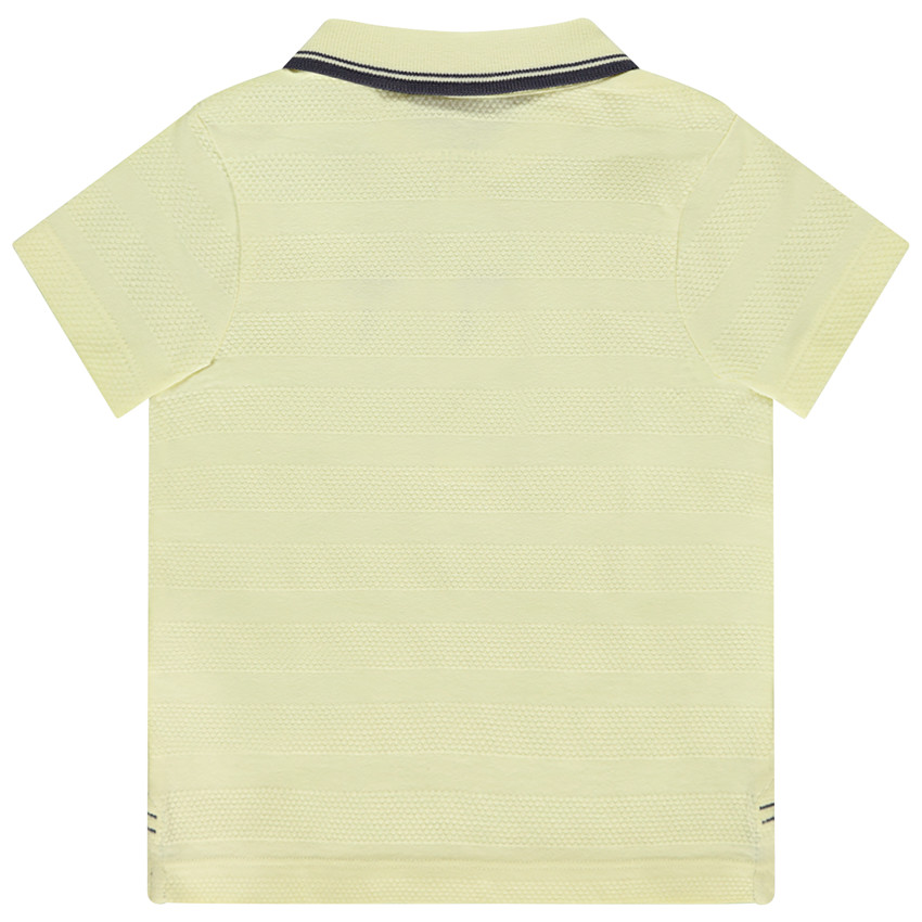 Poloshirt korte mouwen met fantasie borduursel voor baby jongen 