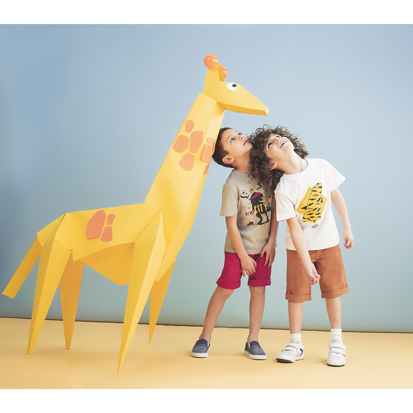 Bermuda van katoen met verstelbare tailleband 