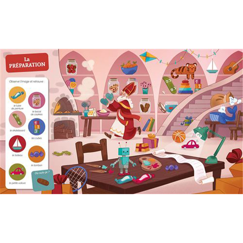 Livre "Cherche et trouve "Saint Nicolas" 4ans+ 