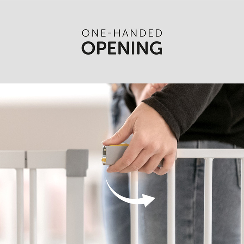 Veiligheidshek zonder boren Stop N Safe 2 Wit 75-80cm 