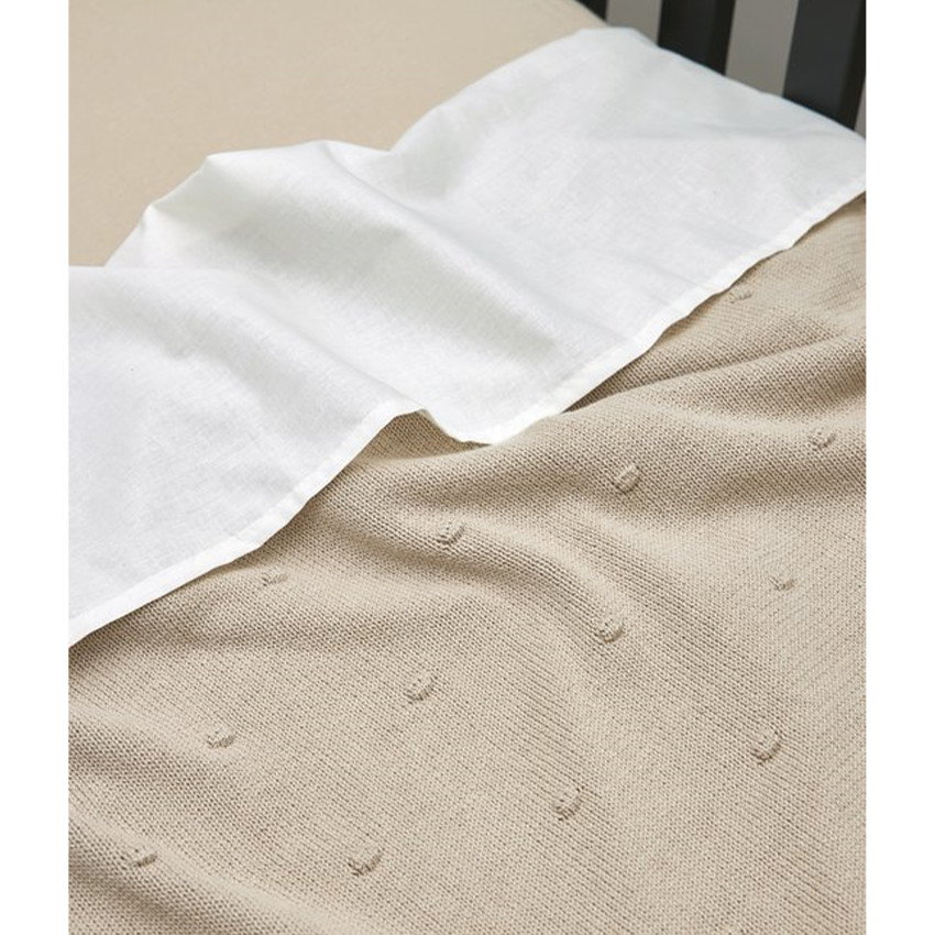 Couverture Mini Knots - Sable - 100x150 CM 