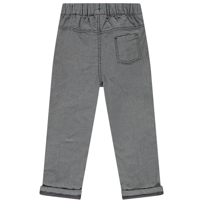 Broek met jerseyvoering en patch voor babyjongens 