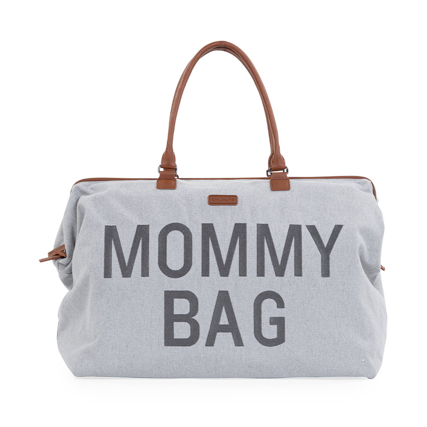 Sac à langer + matelas Mommy Bag canvas gris 