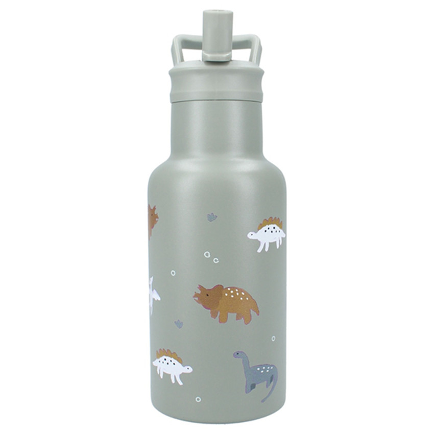 Gourde isotherme 350ml Dinos Vert 