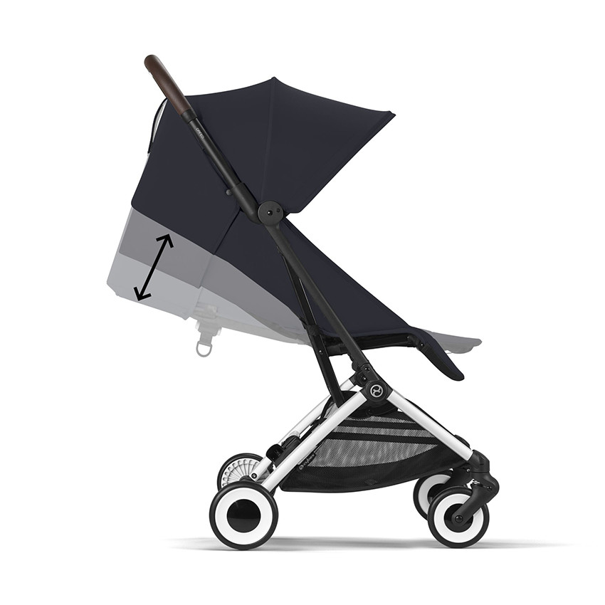 Poussette ultra-compacte Orfeo silver/dark blue 