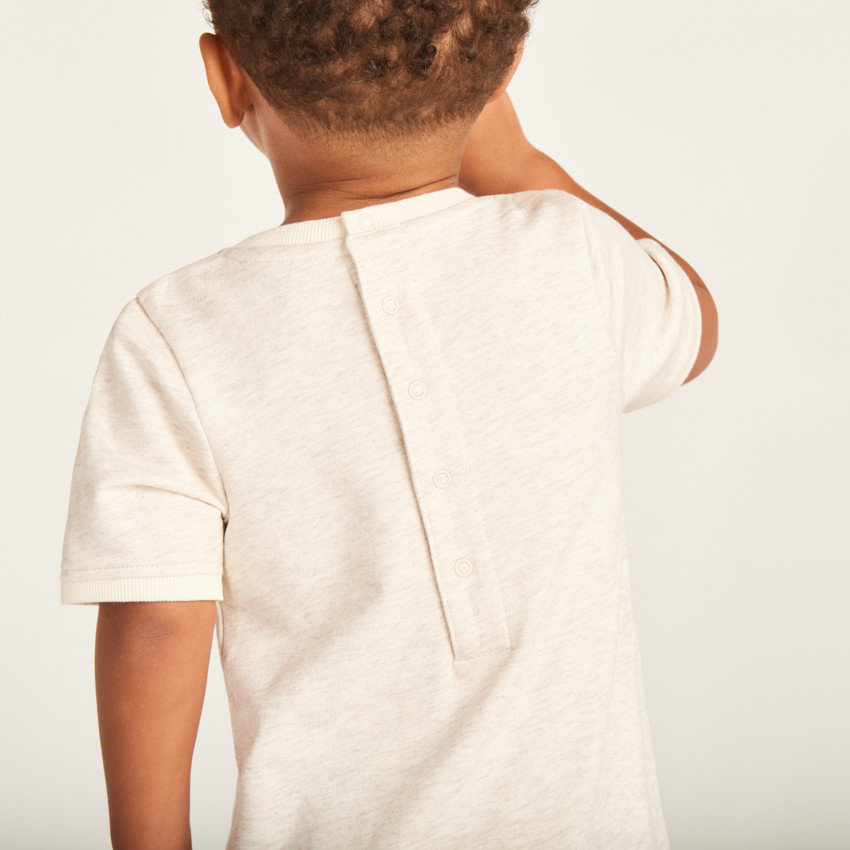 Korte kombinezones met Leeuwenprint voor babyjongens 