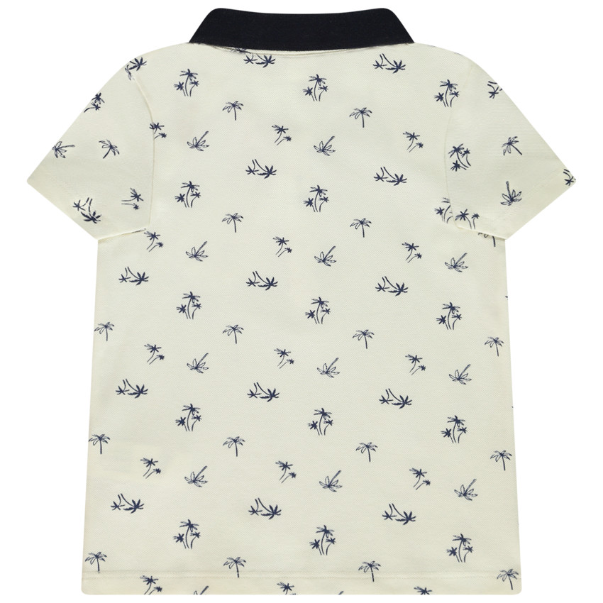 Polo manches courtes imprimé palmiers pour bébé garçon 