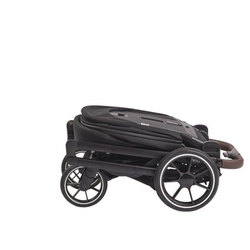 Poussette Juno + Habillage pluie Black 