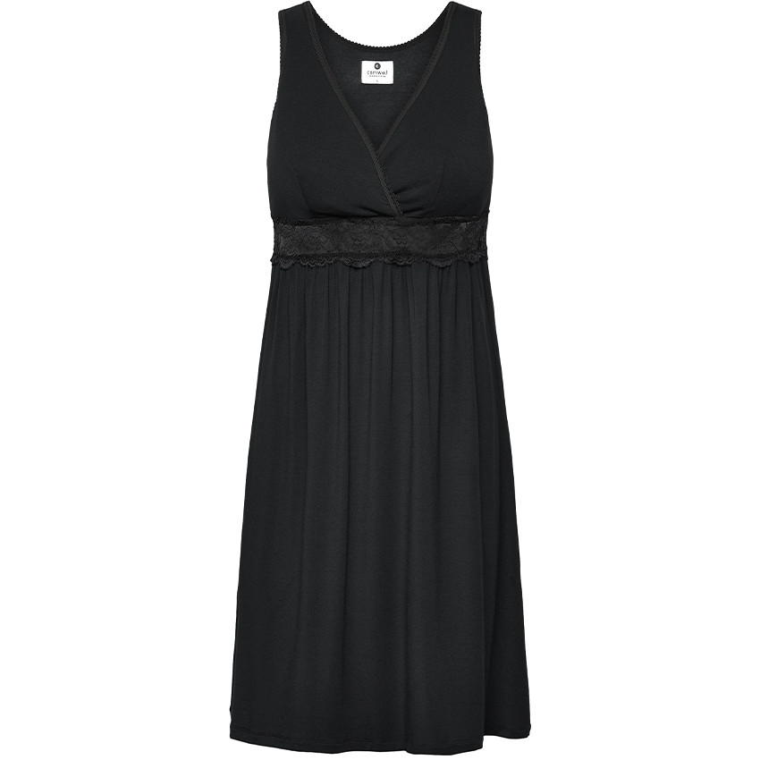 M - Nachtjurk Zwangershap & Borstvoeding Zwart  