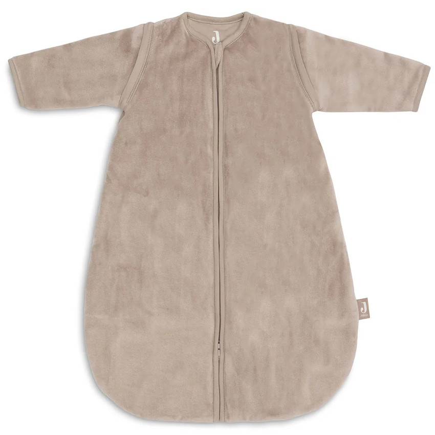 Slaapzak met afritsbare mouwen - Milky Coffee - rond - 60 cm 