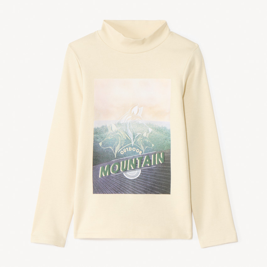 Fotoprint turtleneck voor jongens 