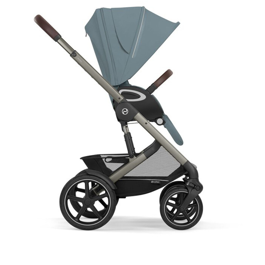 Poussette Talos S Lux Châssis Taupe - Stormy Blue 