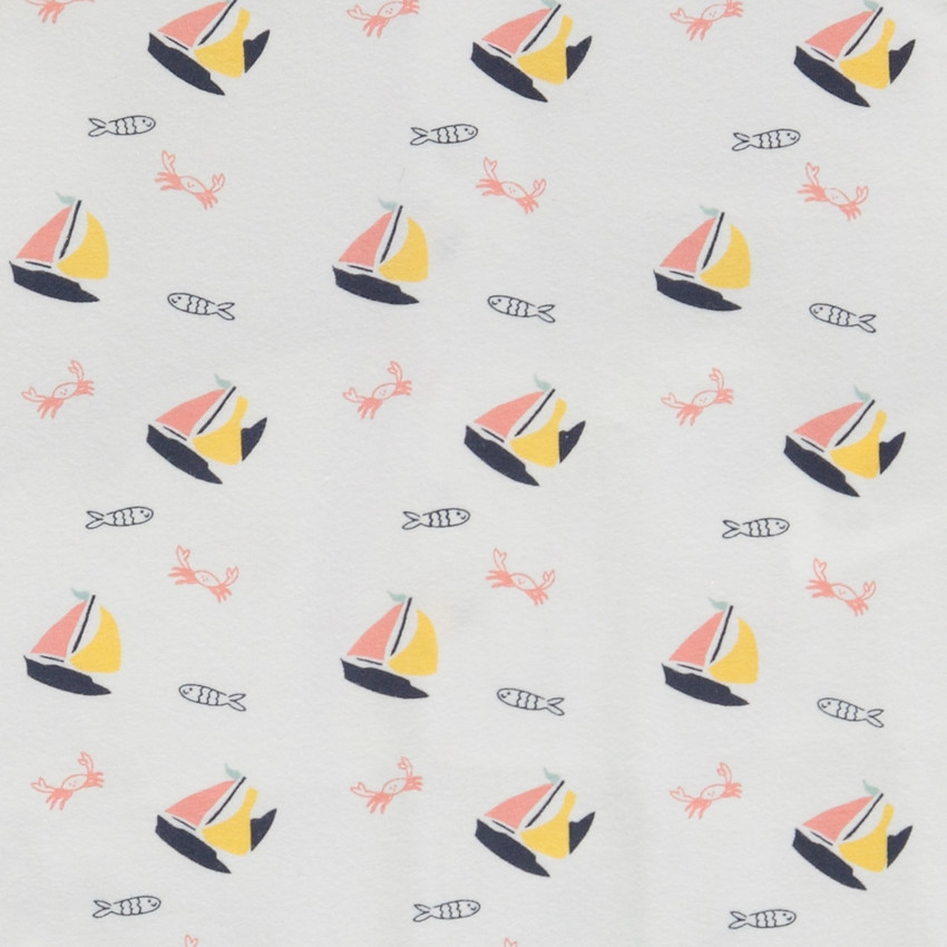 Dors-bien imprimé voiliers pour bébé garçon - Ouvertures différentes selon l'âge 