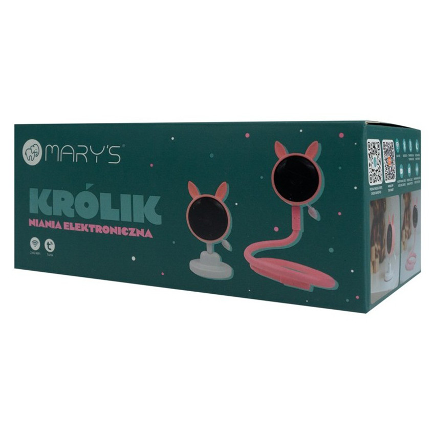 Babyphone vidéo Lapin Rose 