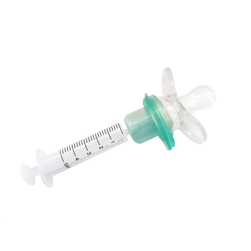 Sucette pour médicament avec tétine en silicone  