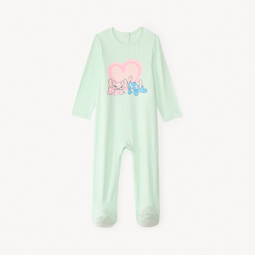 Set van 2 jersey pyjama's Stitch & Angel Disney voor baby meisjes 