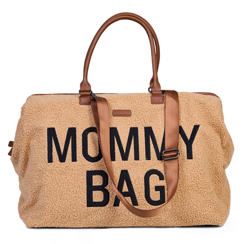 Sac à langer Mommy Bag large Teddy Beige 