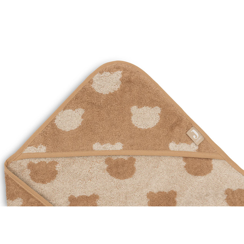 Cape de bain éponge 75x75cm Jacquard Teddy Bear 