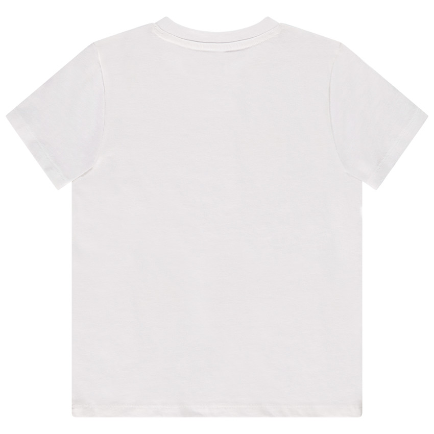 T-shirt met korte mouwen in jersey met fantasieprint voor jongens 