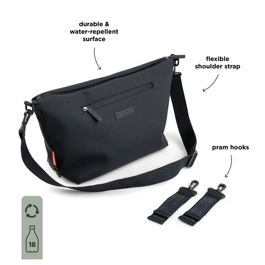 Sac à langer pour poussette Noir 