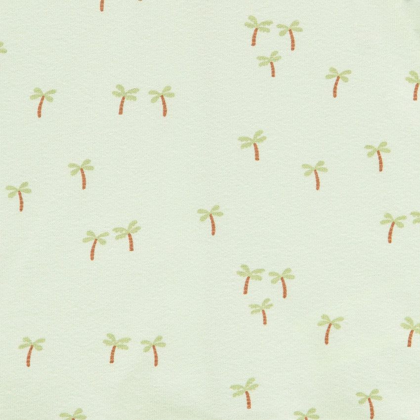 Ensemble salopette + t-shirt imprimé palmier pour bébé garçon  