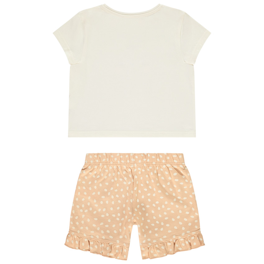 Pyjama court 2 pièces fille 