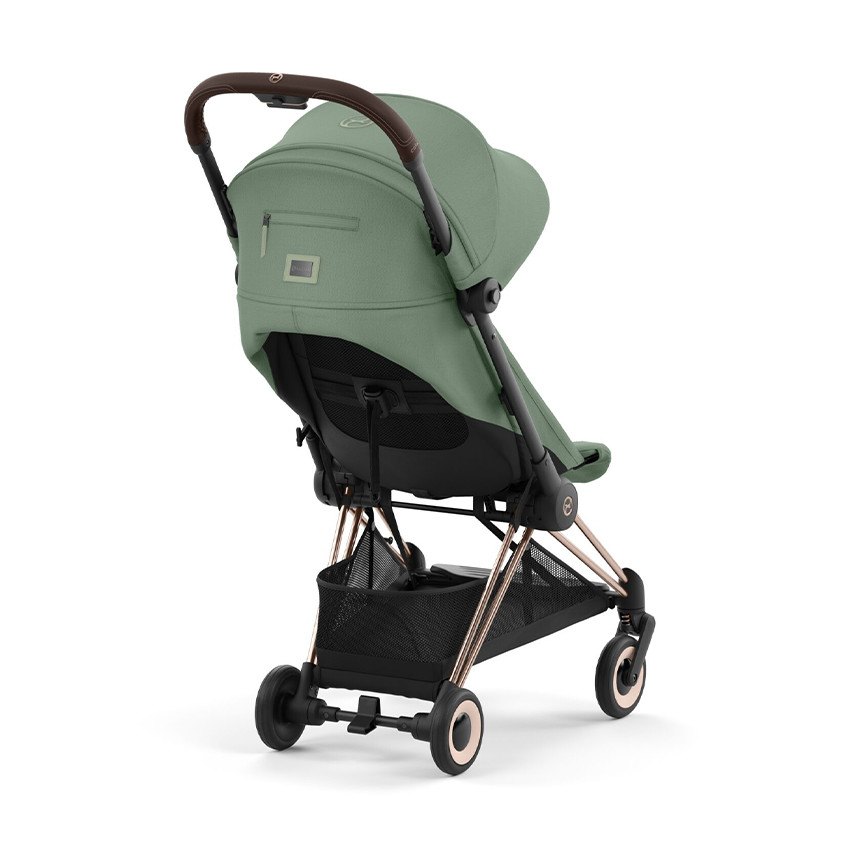 Wandelwagen buggy ultra compact Rosegold/Leaf Green 