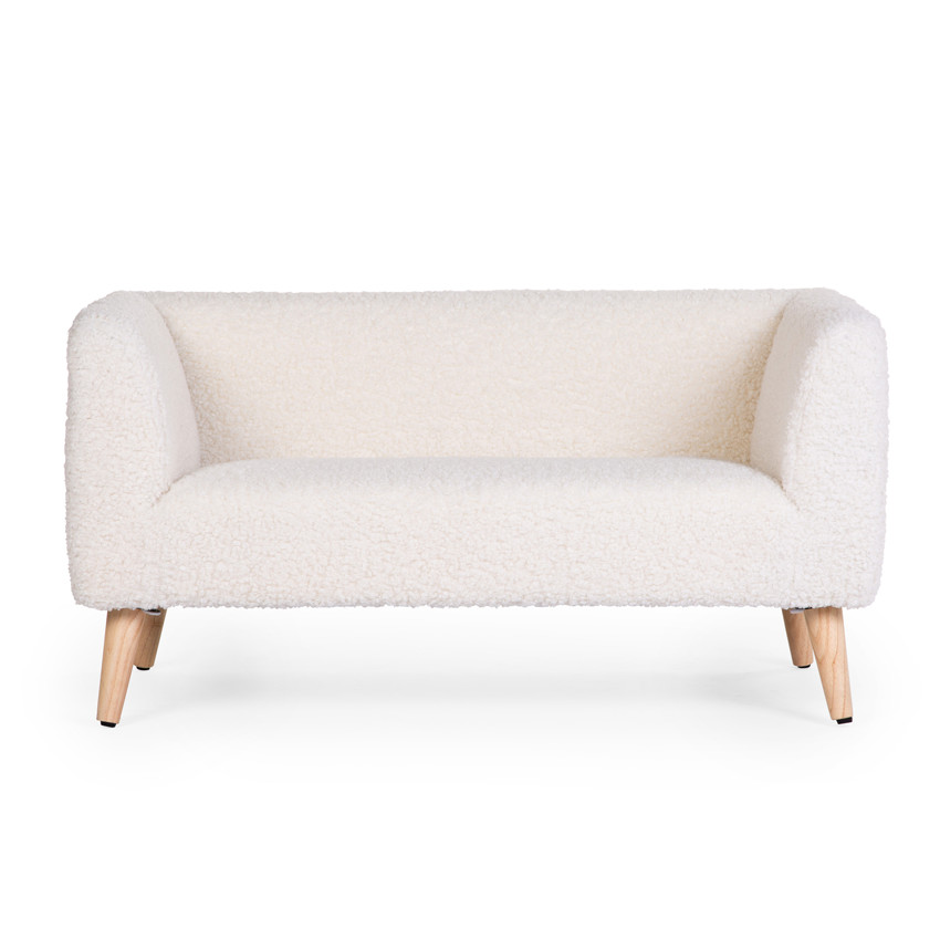 Banc pour enfant Teddy blanc 