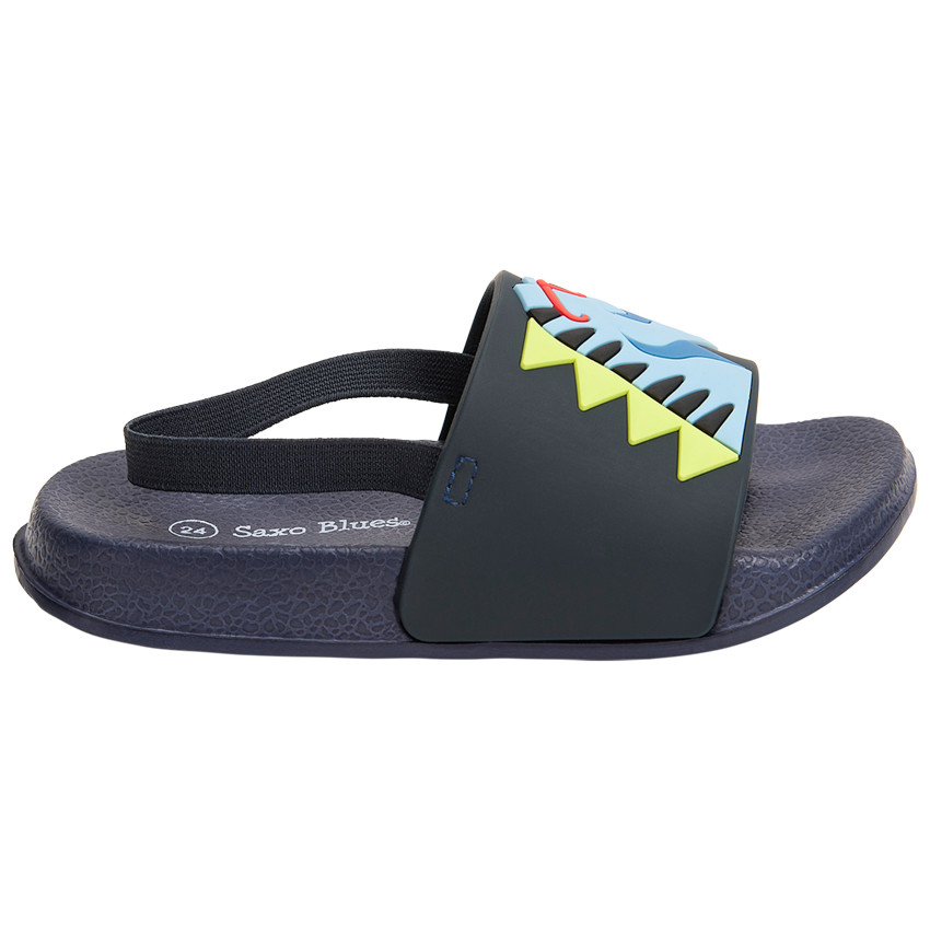 Dinosaurus slippers voor jongens met bandje volgens maat 