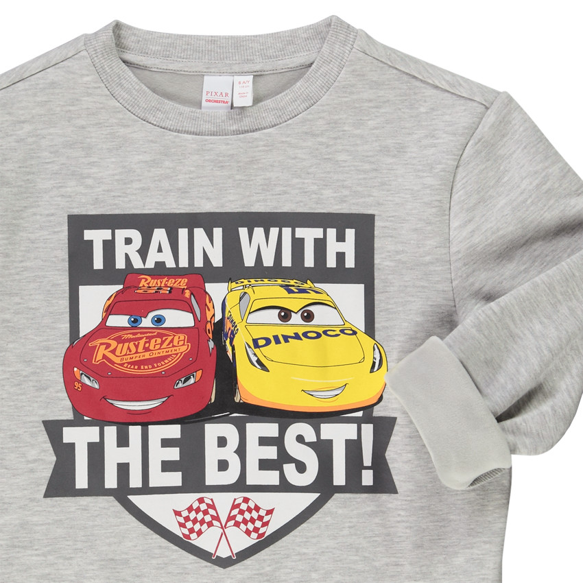 Sweat en molleton print Cars Disney pour garçon 