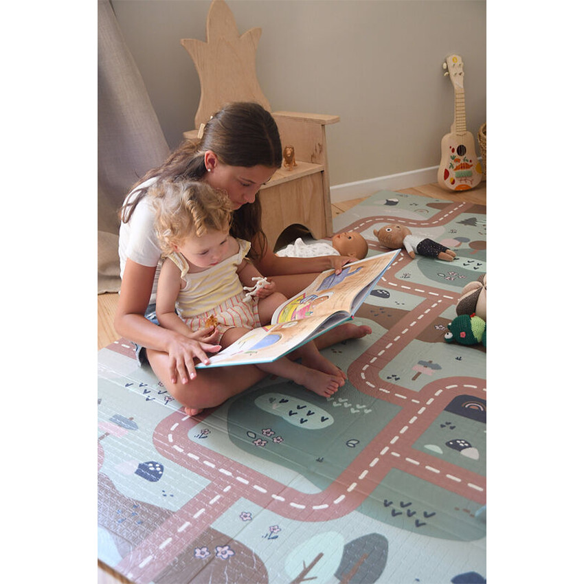 Tapis de jeux XXL réversible Eveil & motricité Landform 150x200cm   