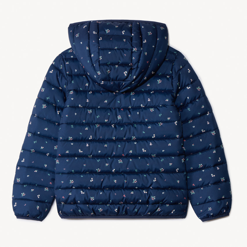 Doudoune matelassée imprimé fleurs pour fille 