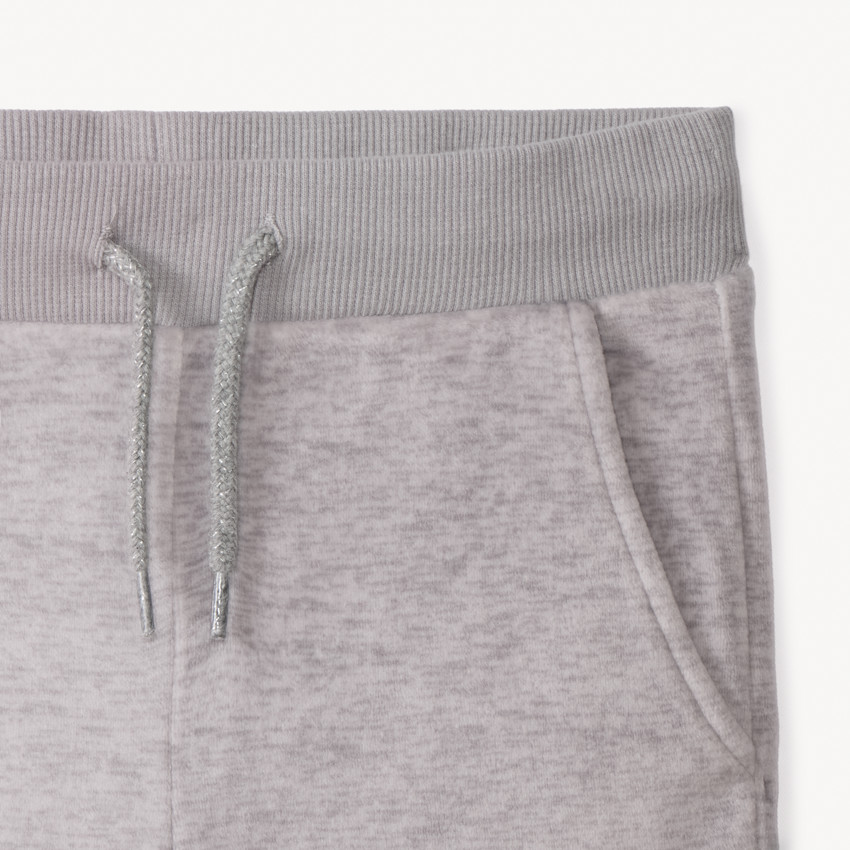 Vest met kap en effen jogging voor meisjes 