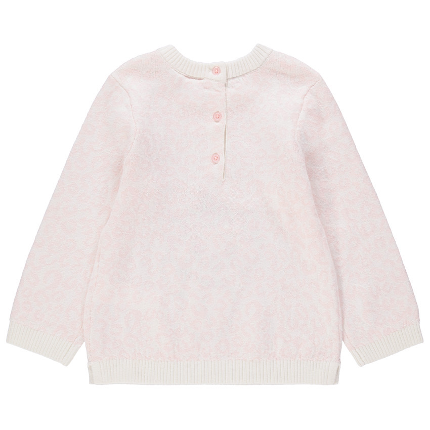 Pull en tricot effet léopard broderie Marie Aristochats Disney 