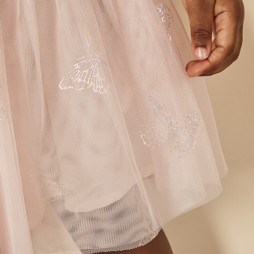 Set van 2 delen lange mouw jurk + hoofdband voor meisjes 