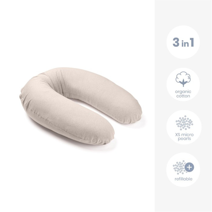 Coussin de grossesse et allaitement Buddy 180cm Chine Sand 