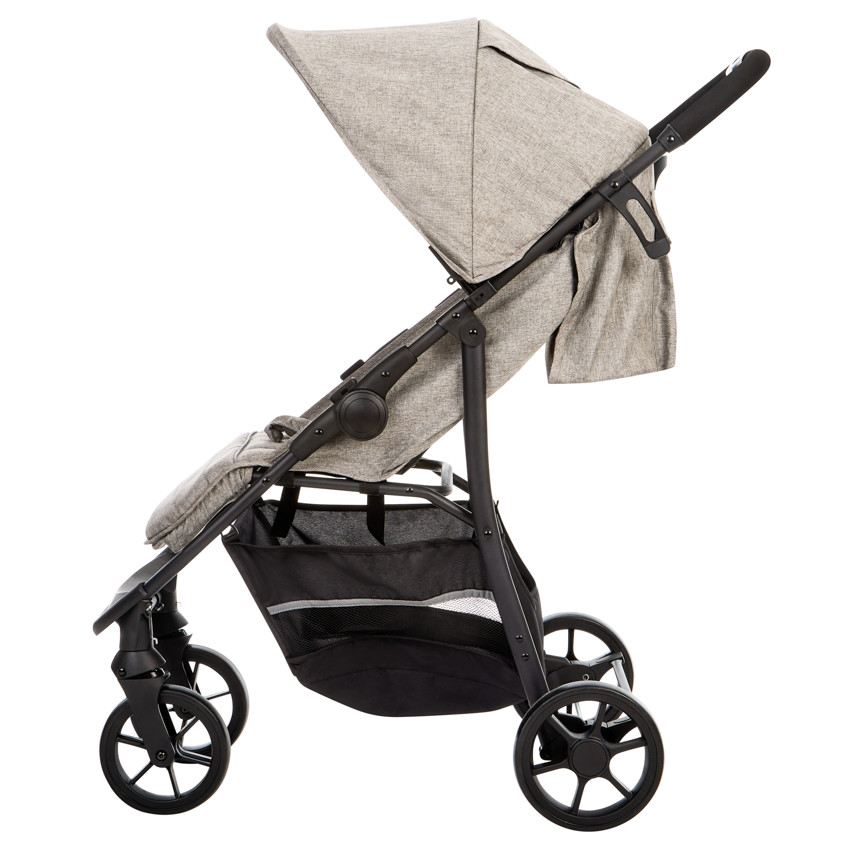 Kinderwagen trio Triade met autostoel en draagmand grijs 